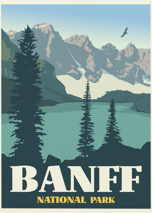 Wall art Banff National Park Travel Print