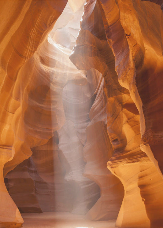 Wall art ANTELOPE CANYON Unique Lightbeam