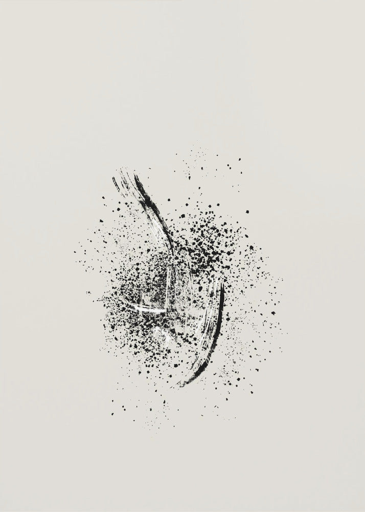 Wall art Brush splatters #2