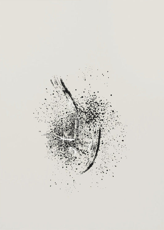 Wall art Brush splatters #2