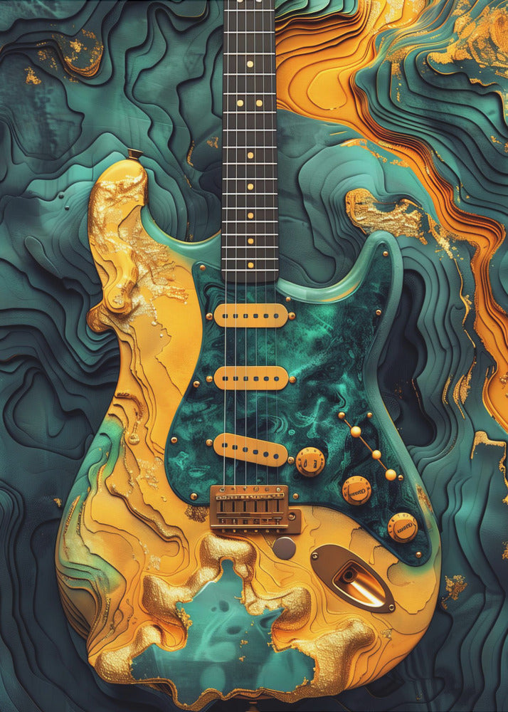 Music Guitar 1 Canvas Print