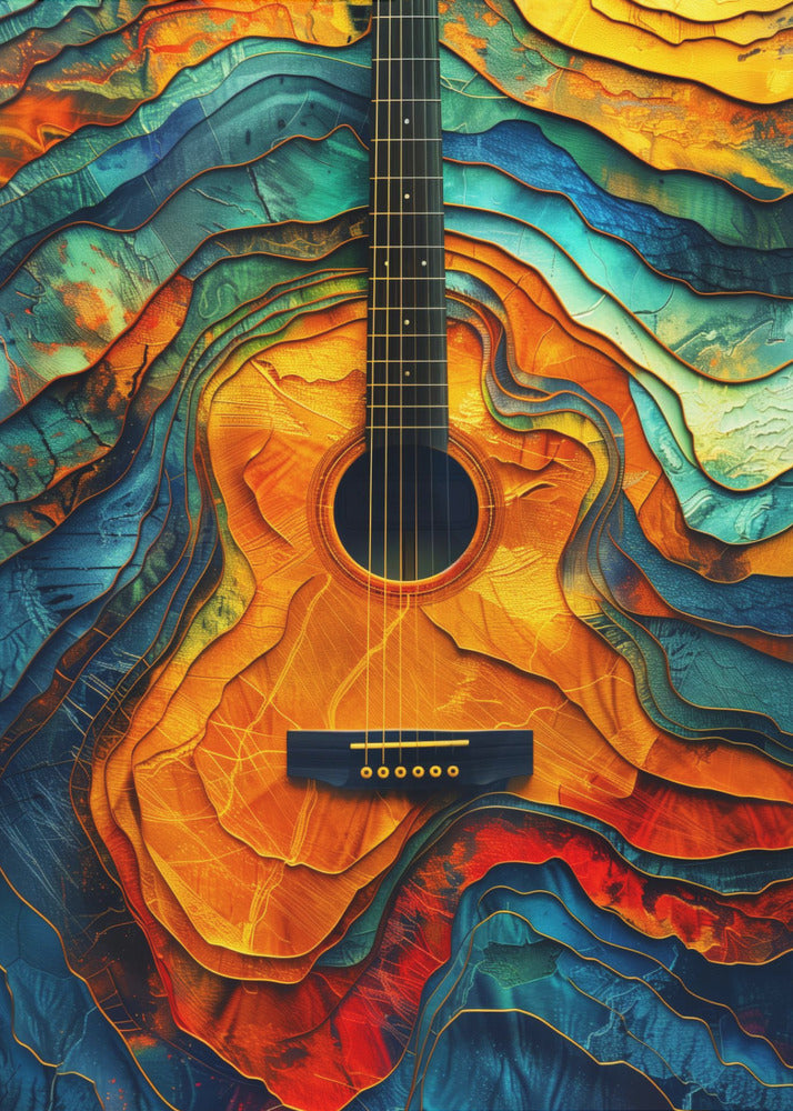 Music Guitar 6 Canvas Print