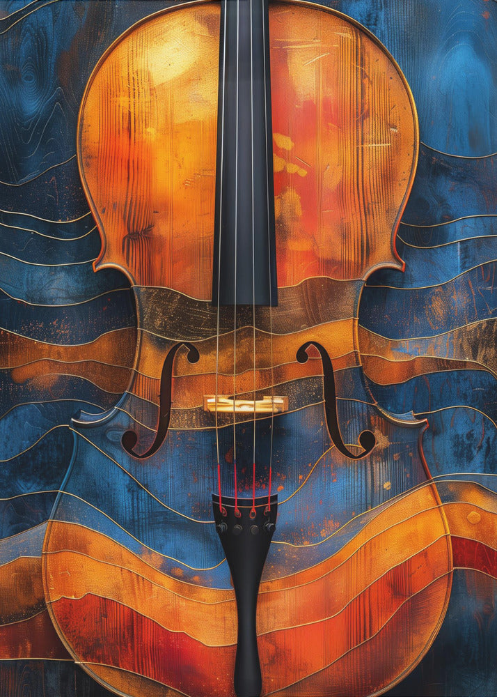 Wall art Music Violin 6 Canvas Print