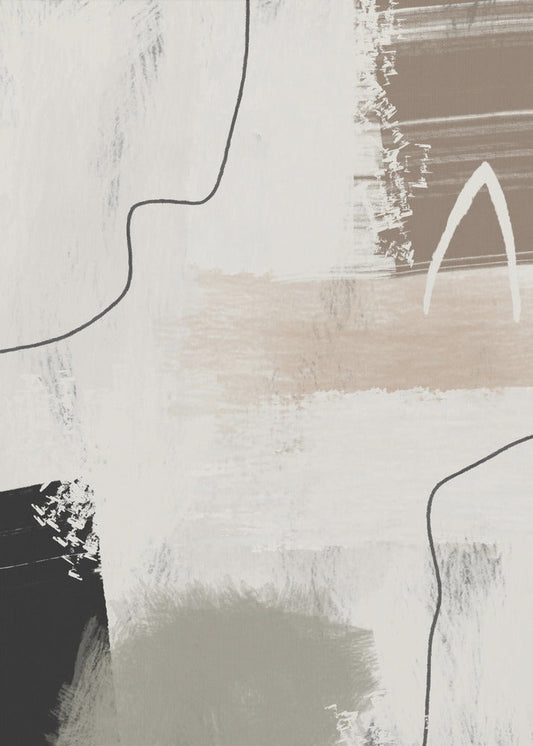 Wall art Earthly shapes