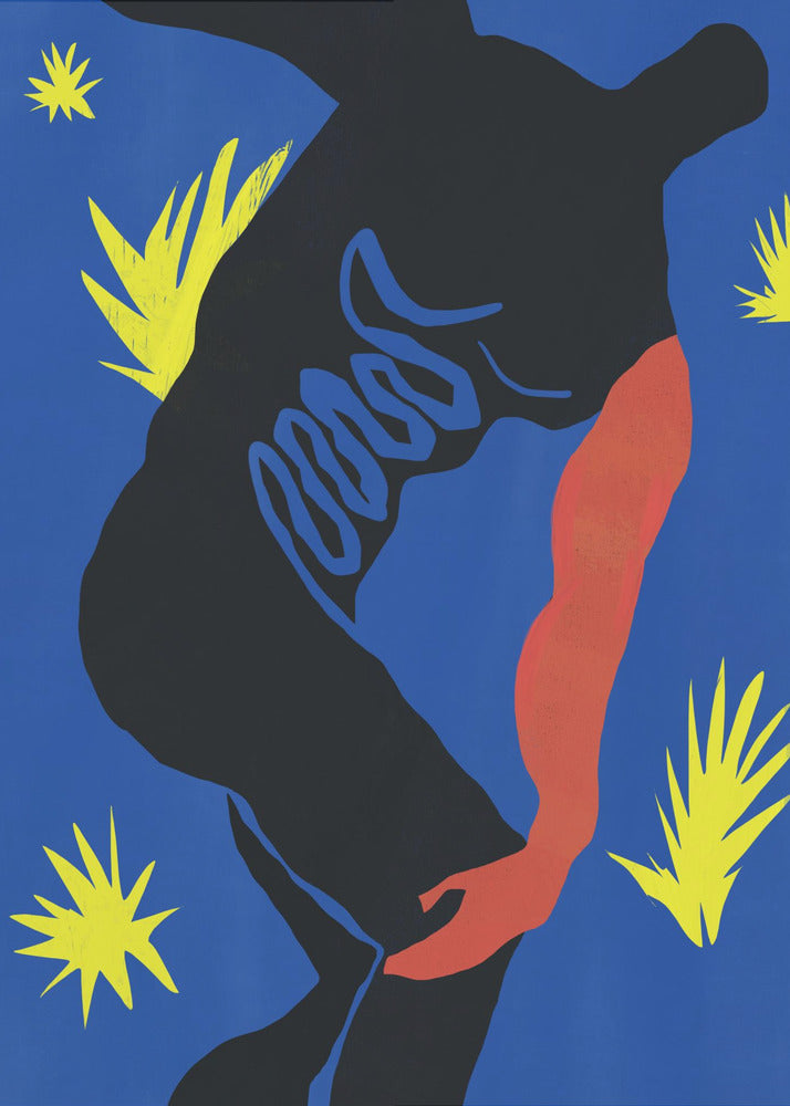 Wall art Cut out paper sport figurine