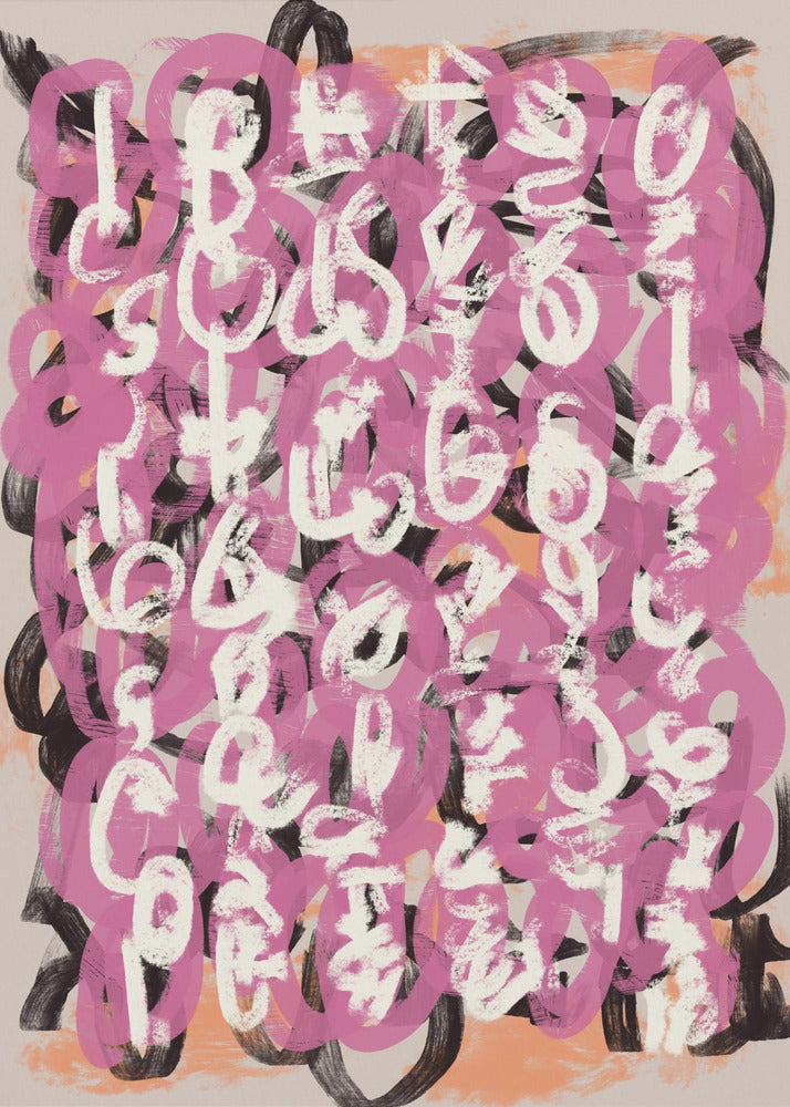 Wall art Paint brush abstract