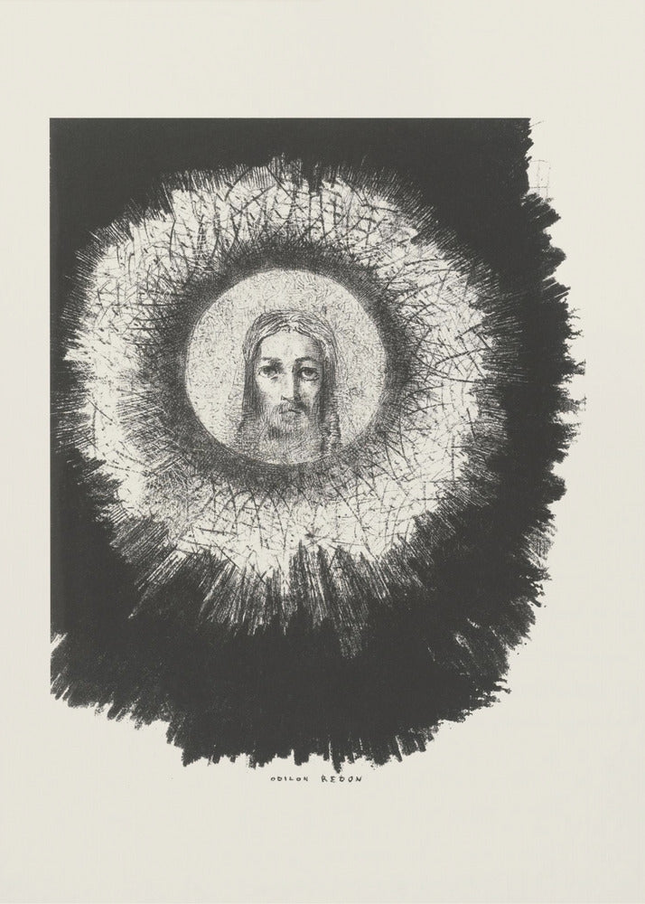 Wall art And the Face of Christ Shone In the Disk of the Sun