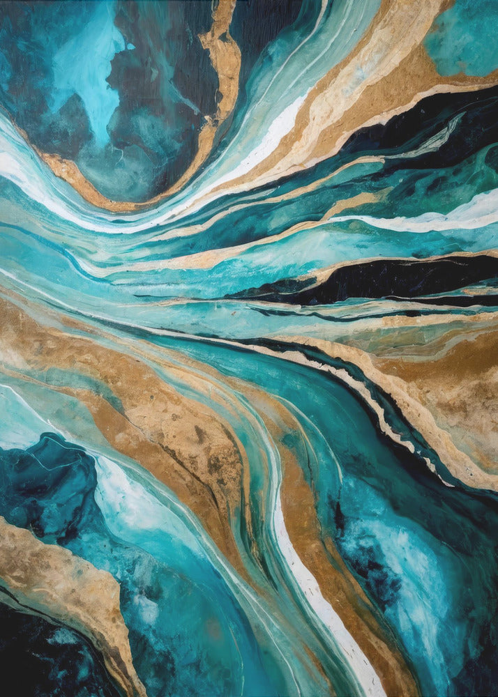 Wall art Flowing Through Time