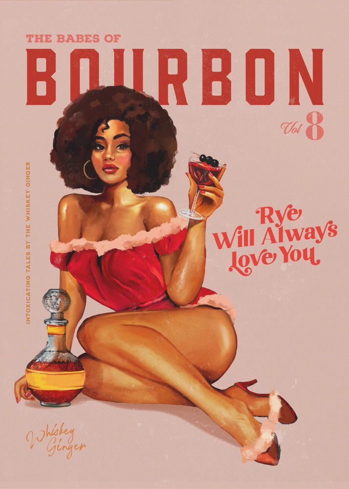 Wall art Babes of Bourbon Vol 8 Vintage Pinup Girl With Afro