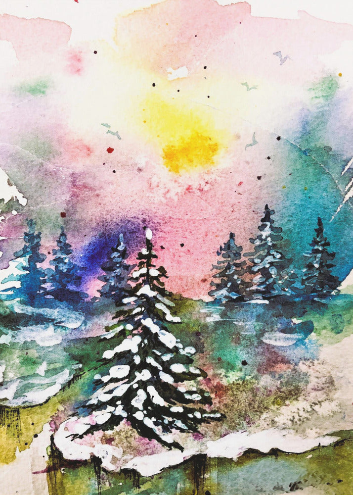 Wall art Winter 9 Canvas Print