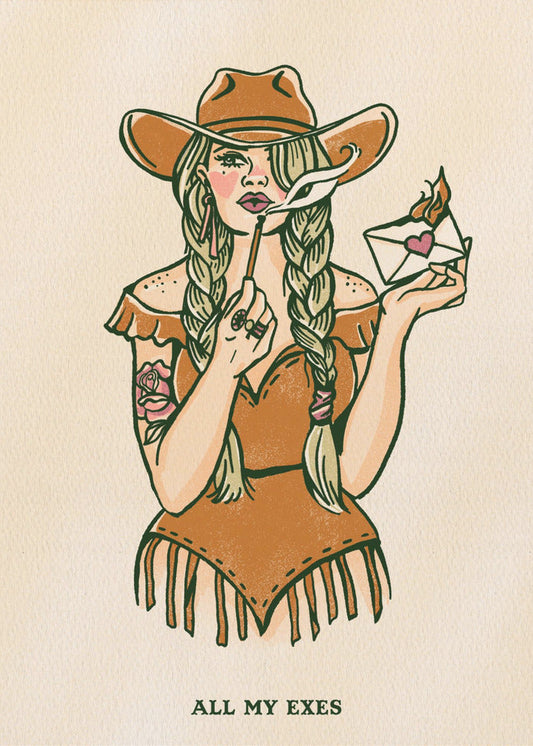 Wall Art All My Exes 2