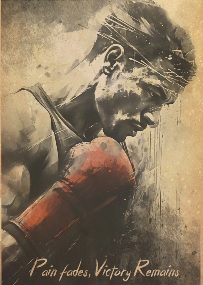 Wall art Pain Fades Victory Remains