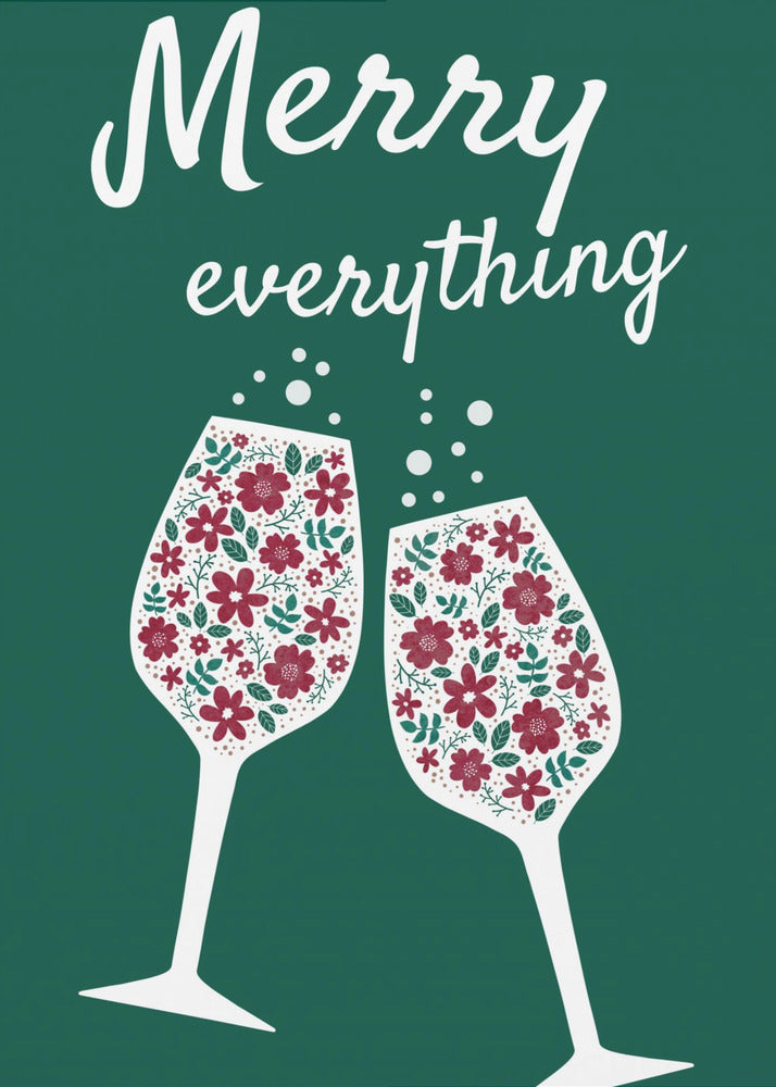 Wall art Merry Everything Canvas Print