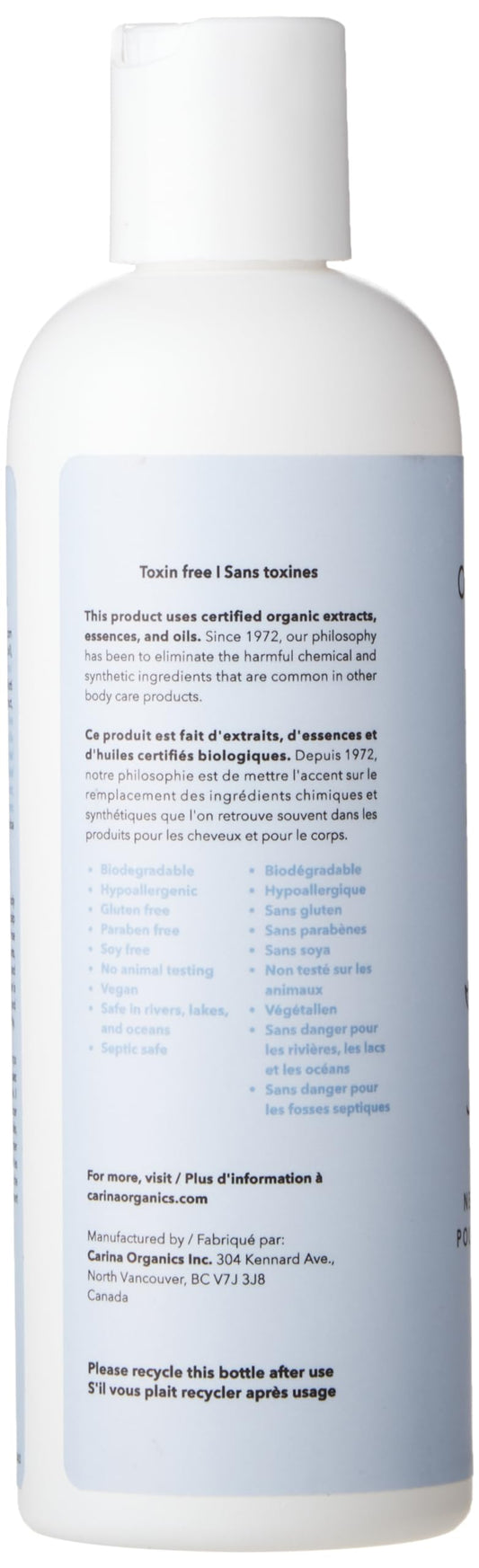 Carina Organics - Unscented Baby Shampoo & Body Wash (250ml)