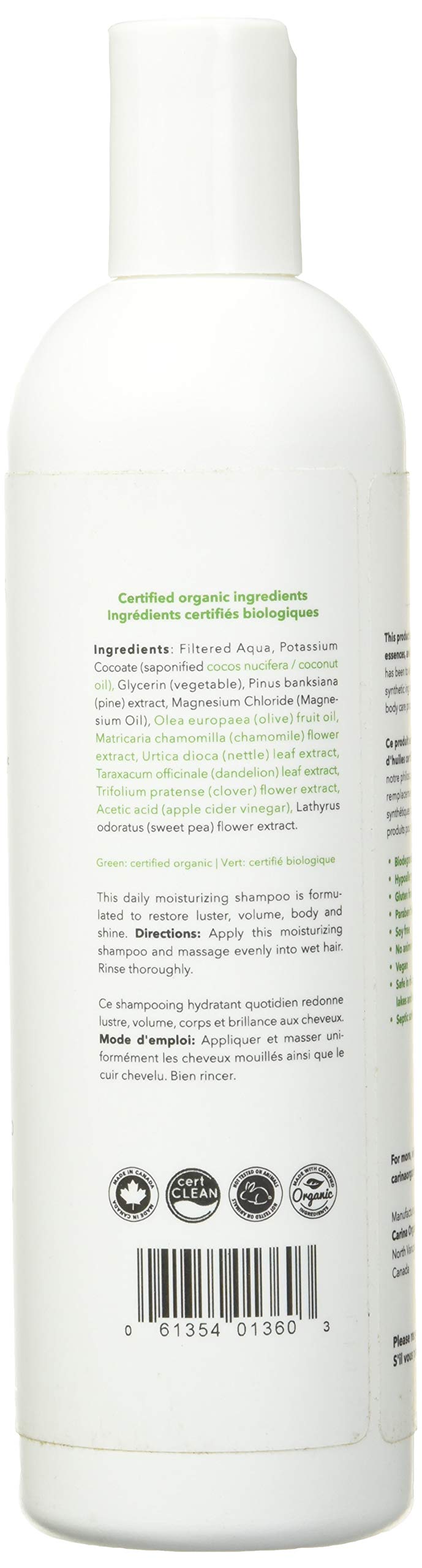 Carina Organics - Sweet Pea Shampoo (Anti-Dandruff) (360ml)