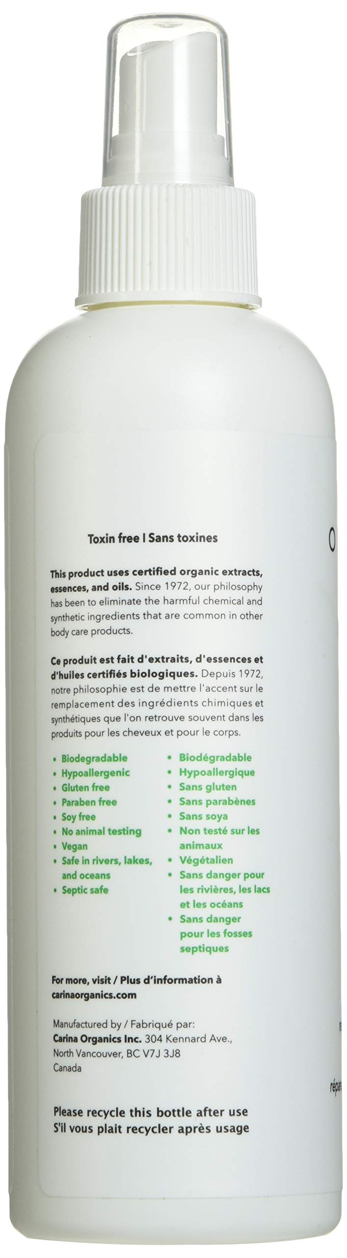 Carina Organics - Unscented Leave In Conditioner (250ml)