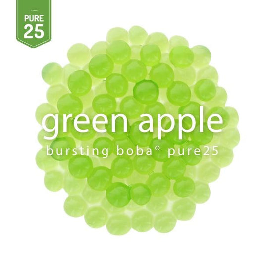 Green Apple Bursting Boba Pure25- Popping Boba - Bossen - Canada - Ships Free Within Canada on Orders Above CAD $199