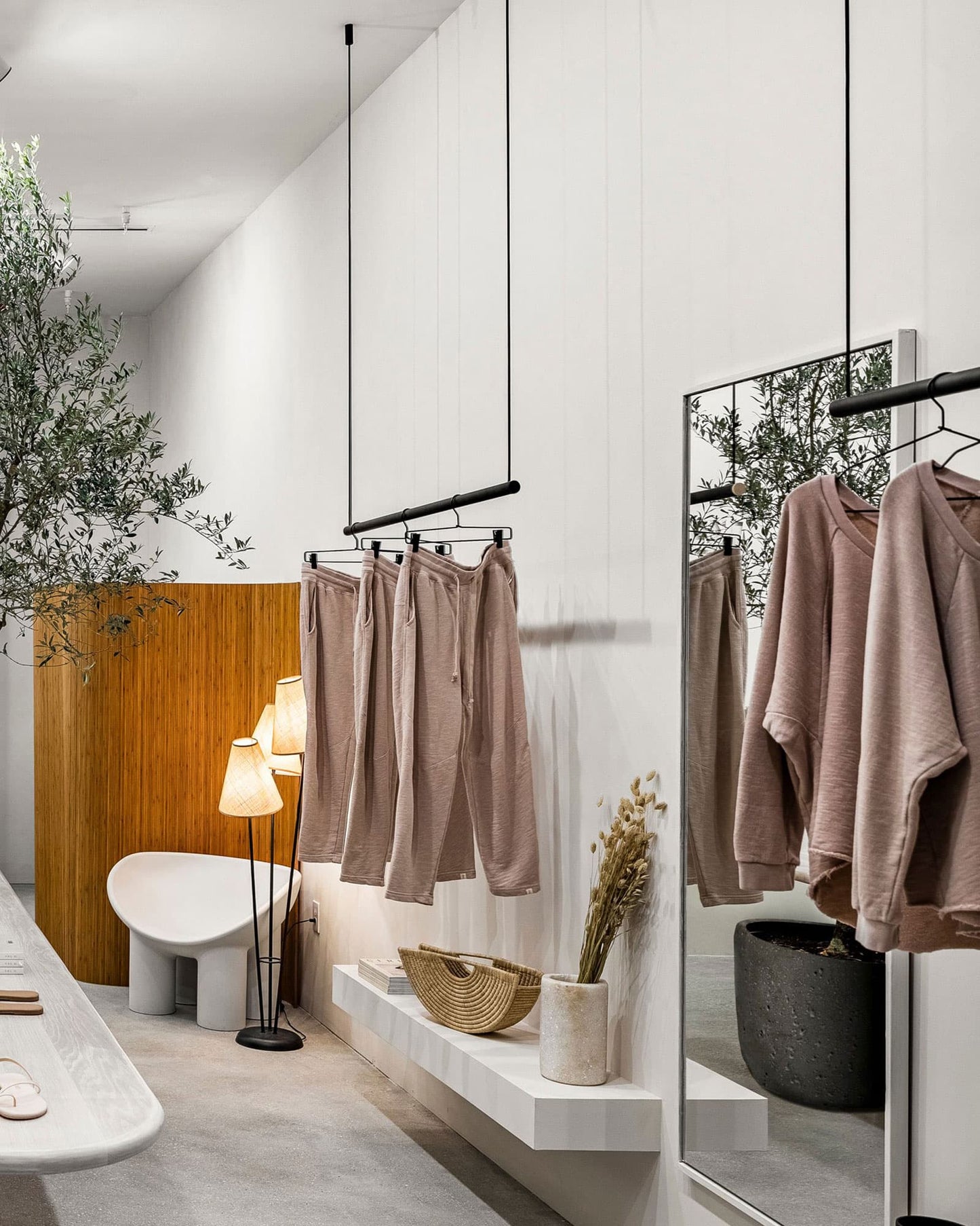 Ceiling Clothing Rack