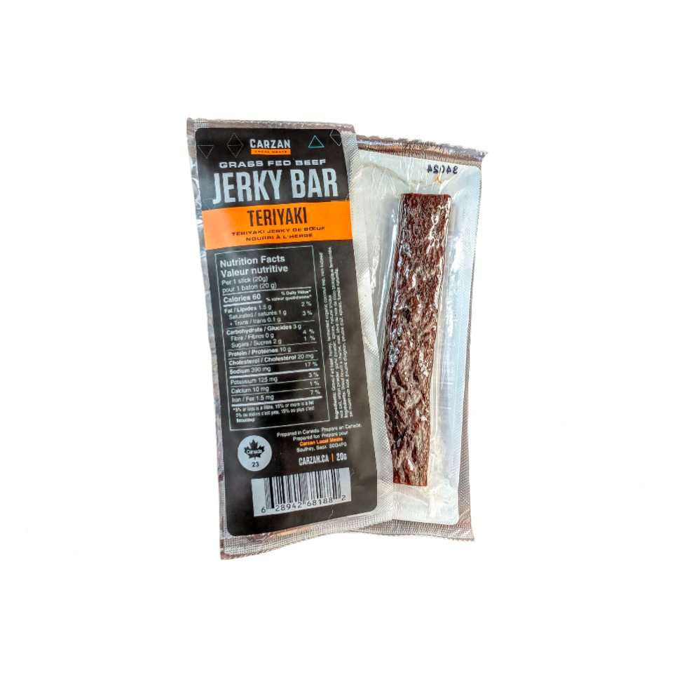 Teriyaki Grass-Fed Beef Jerky Bars