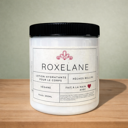 Lotion hydratante ROXELANE pêches Bellini