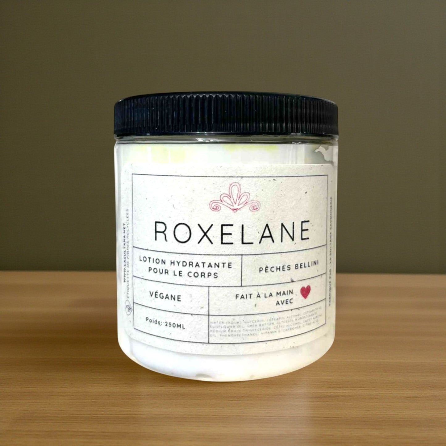 Lotion hydratante ROXELANE pêches Bellini