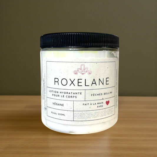 Lotion hydratante ROXELANE pêches Bellini
