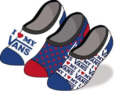 Vans Womens No Show Socks Classic Canoodle