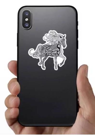 Car Sticker - Stylized Horse