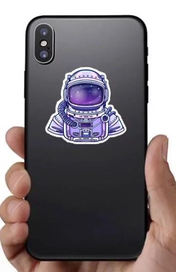 Car Sticker - Purple Astronaut