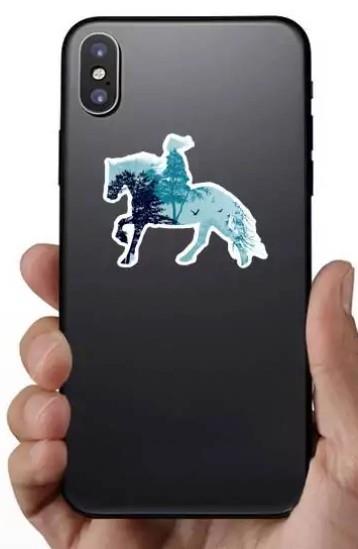 Car Sticker - Horse Rider