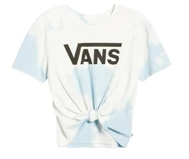 Vans Womens Hypno Script BF Knotted Tee