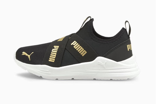 Puma Wired Run Slip On Flash Jr - Kids Running Shoe