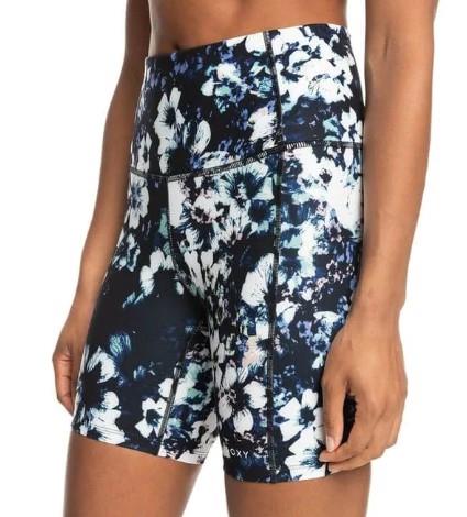 Roxy Kaileo - Womens High-Waisted Biker Workout Shorts