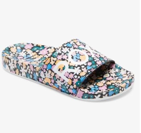 Roxy Slippy Printed - Girls Slide Sandal