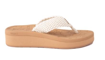 Roxy Cailley - Womens Flip Flop Wedge Sandal