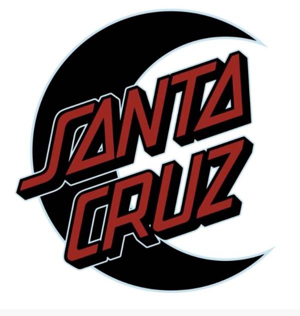 Santa Cruz Empty Moon - 4" Sticker