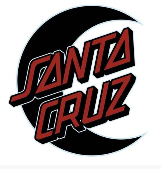 Santa Cruz Empty Moon - 4" Sticker