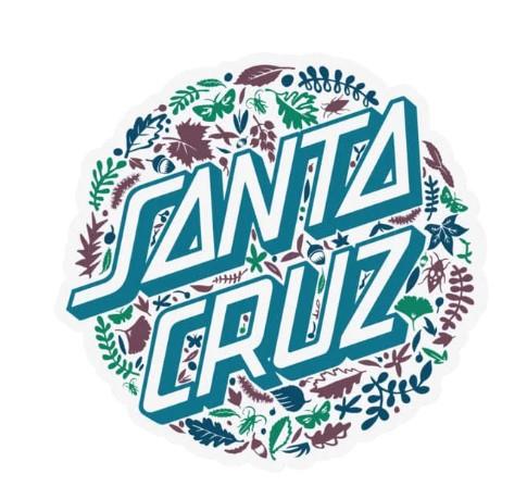 Santa Cruz Foliage - 3" Sticker