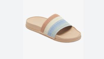 Roxy Slippy Crochet - Womens Slide Sandal