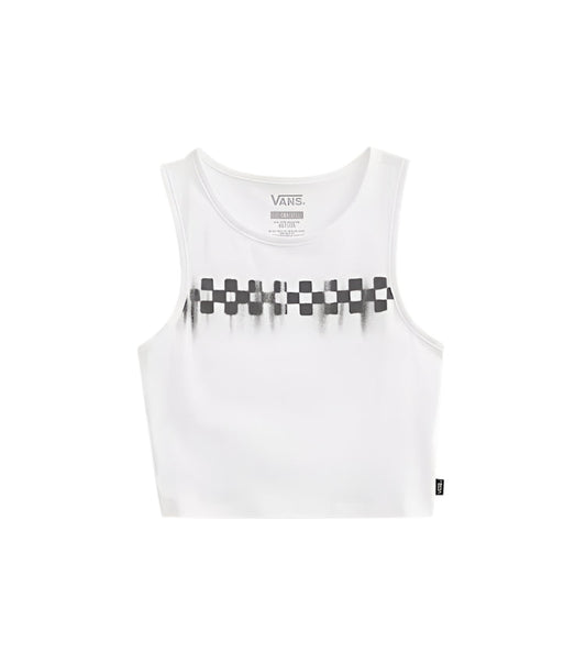 Vans Check Wash - Womens Cropped Tank