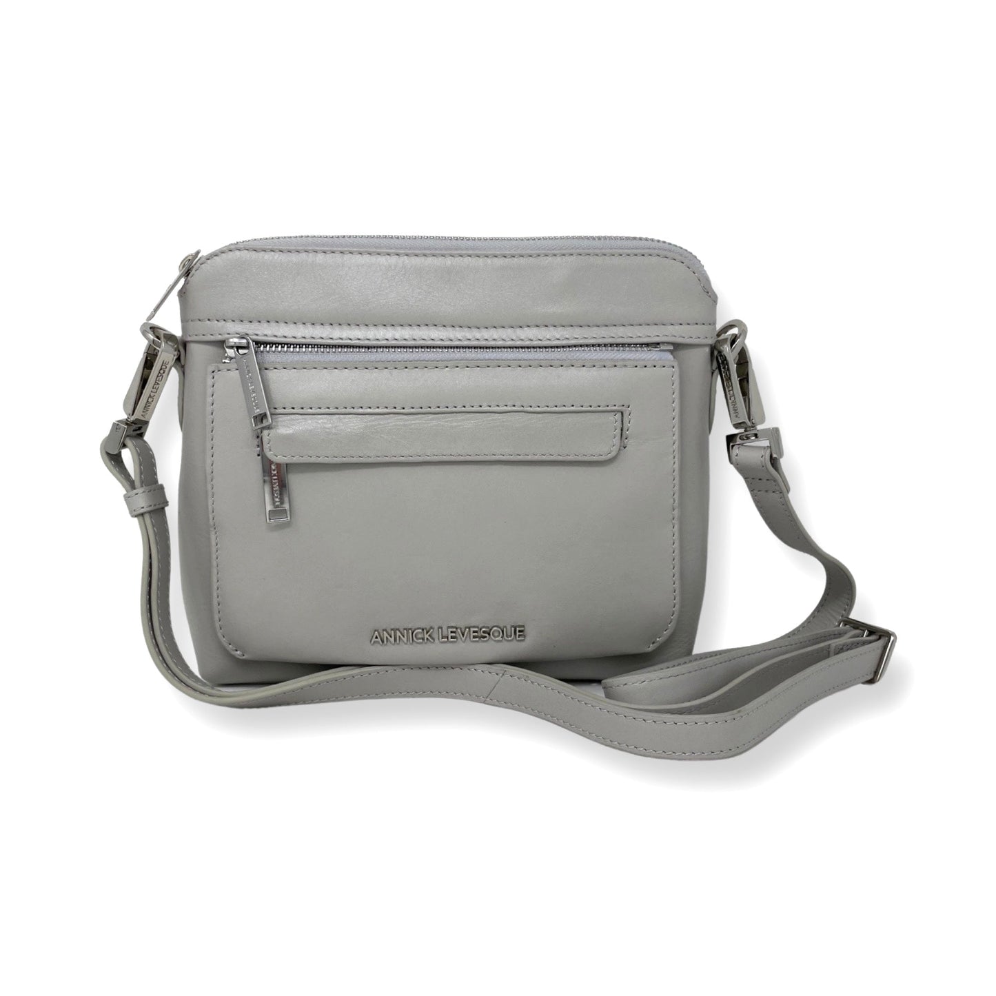 Petit Sac à Bandoulière en Cuir, Perlé - Brigitte