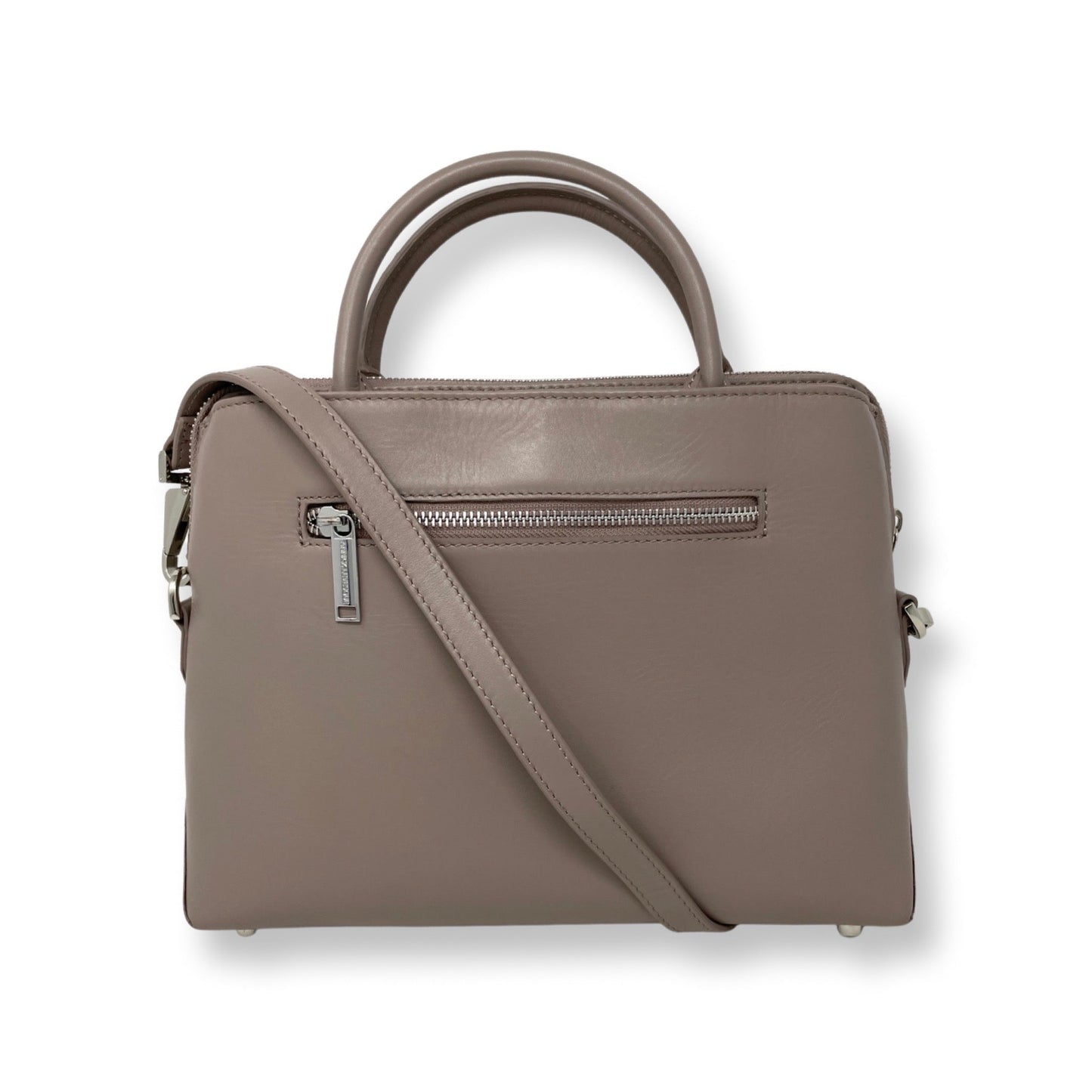 Sac à main en cuir taupe | Miranda