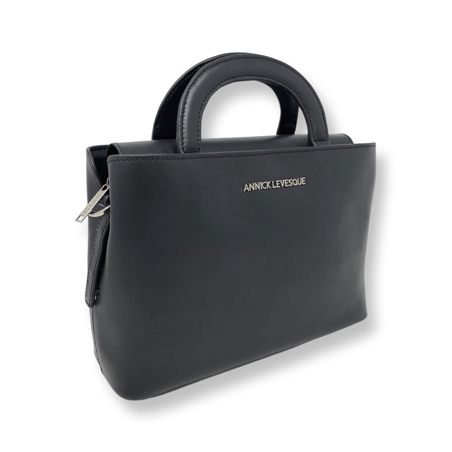 Sac à main deux en un, noir - Clarence Moyen
