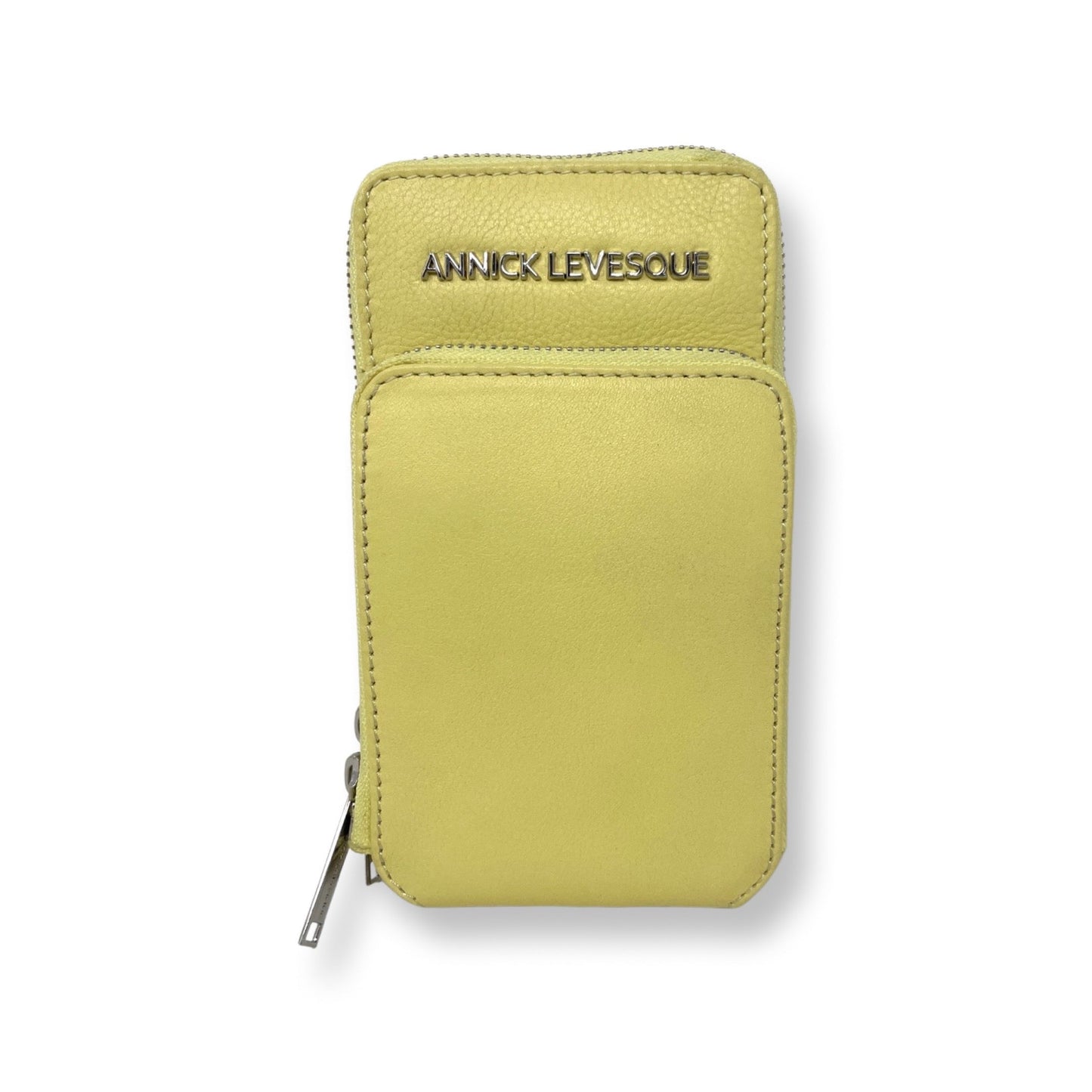 Petit Sac à Bandoulière en Cuir Jaune | Marie-Josée