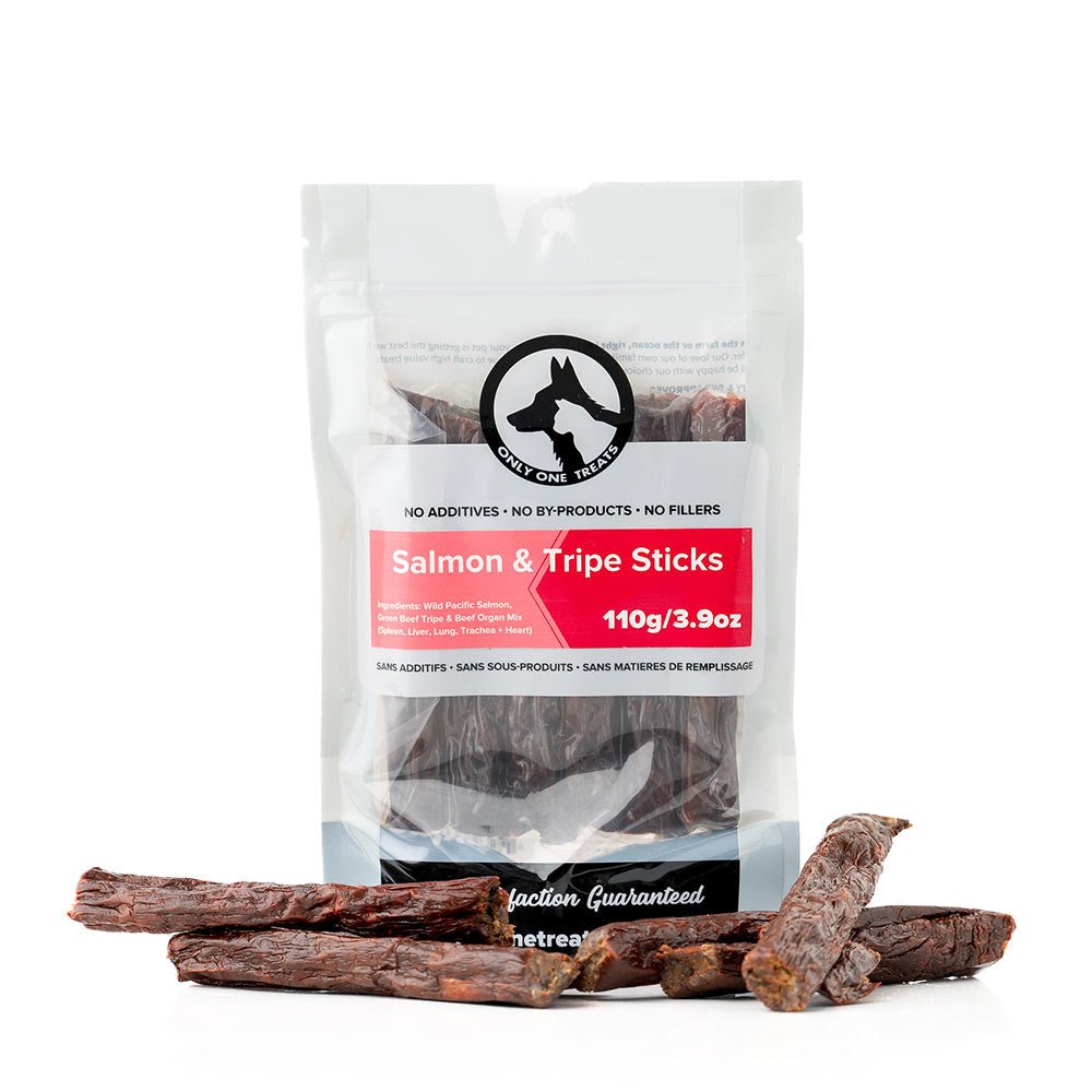 Salmon & Beef Tripe Sticks 110g