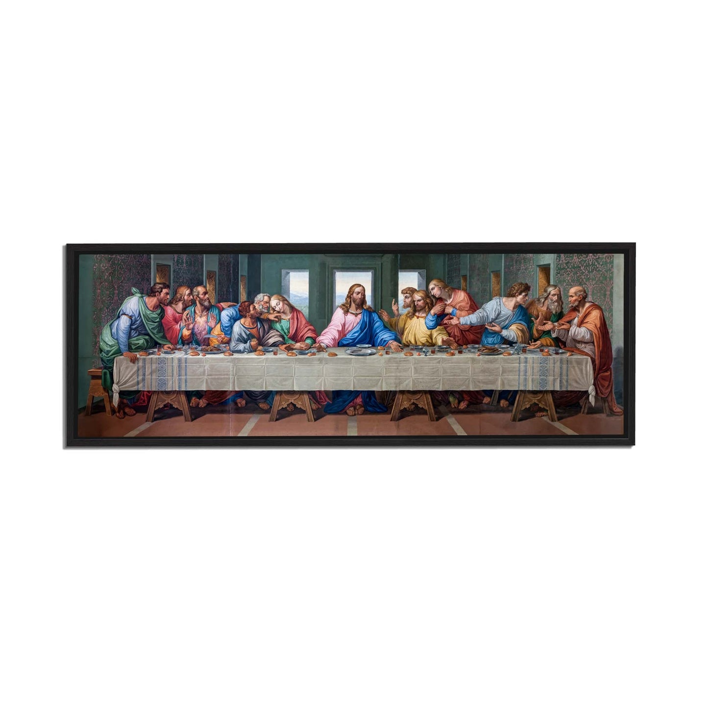 Last Supper Canvas- Wall Art- RGB varnish Canvas Print