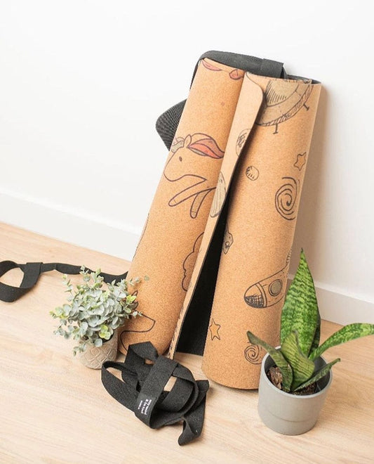Kids Space Play & Cork Yoga Mat