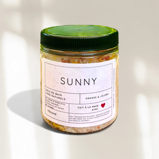 Sels de bain SUNNY orange sucrée et calendula