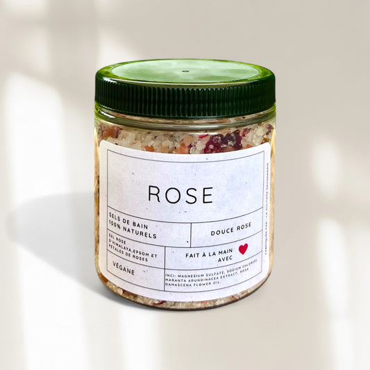 Sels de bain ROSE rose apaisante