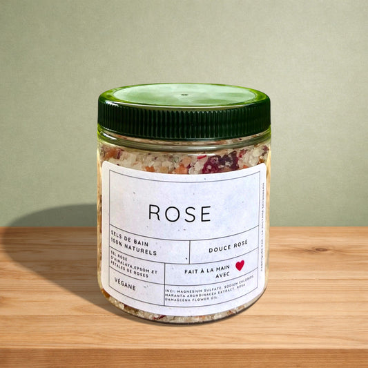 Sels de bain ROSE rose apaisante